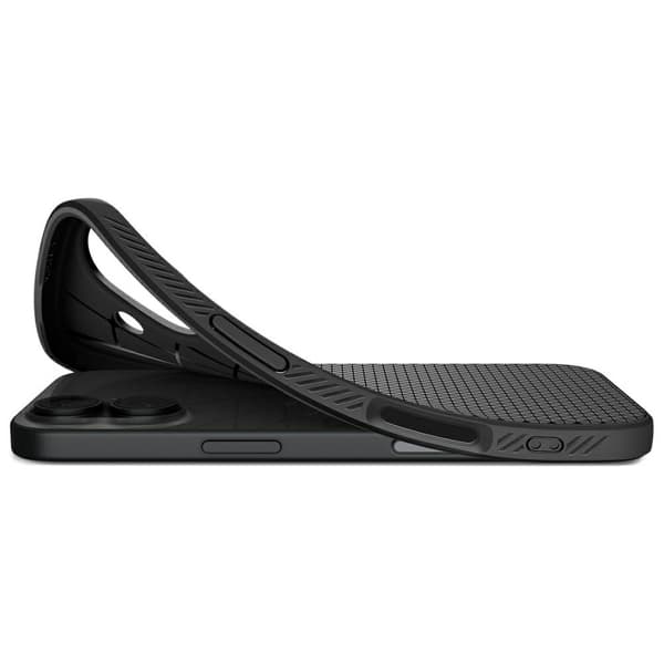 Spigen Liquid Air-etui til iPhone 17, sort