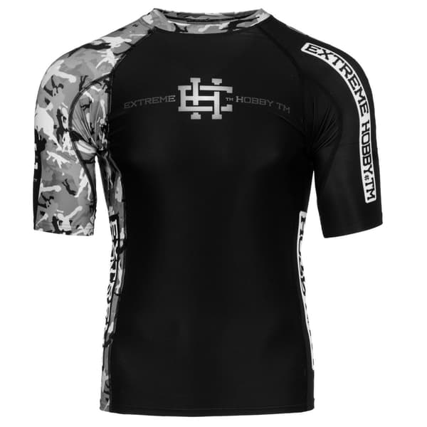 Herre kortærmet rashguard COMBAT GAME S SORT