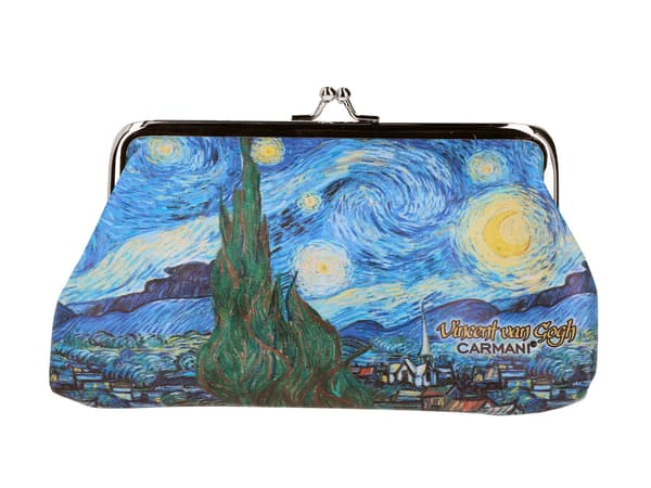 Carmani, stor plånbok - VAN Gogh/Stjärnklar natt
