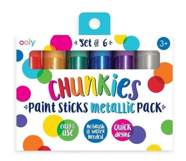 Kritfärger Chunkies Färgstift Metallic 6 st