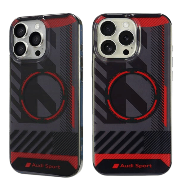 Audi IML Sport MagSafe-etui til iPhone 16 Pro Max, sort