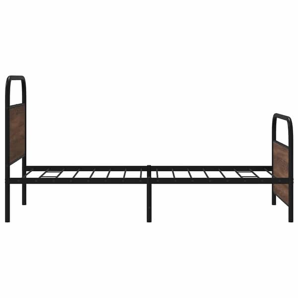 vidaXL Seng uden madras, 100x190 cm, brun eg