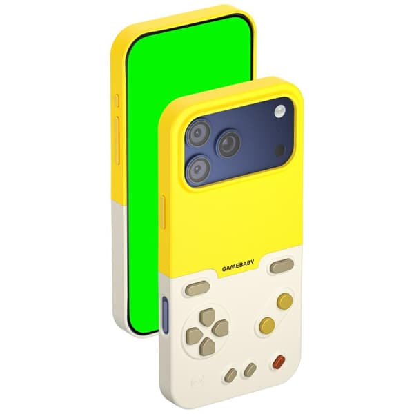 GAMEBABY Etui med Controller til iPhone 17 Pro Gul