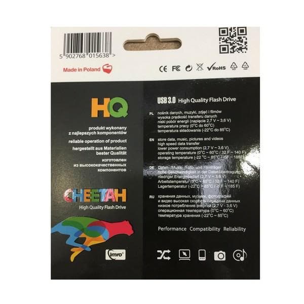 Pendrive 32GB CHEETAH USB 3.0 metall
