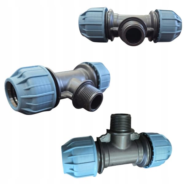 PE-T-stykke 32-3/4``M-32
