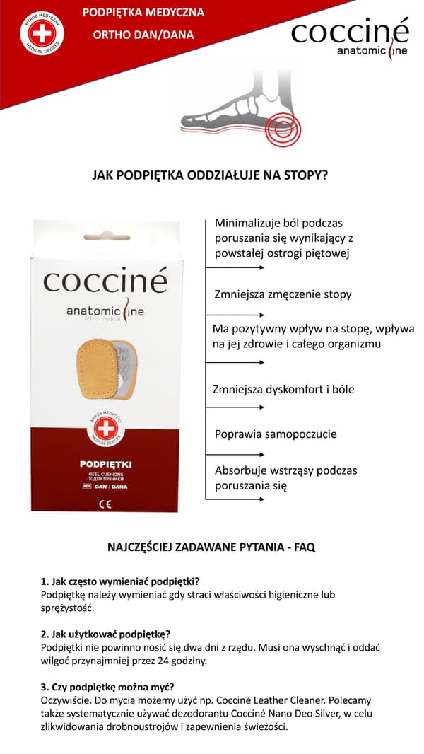 Hælsporepuder - COCCINE ORTHO DAN M