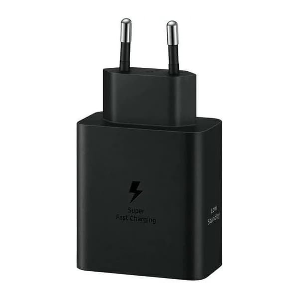 Samsung Strømadapter Duo 2x USB-C 50W Vægoplader - Sort