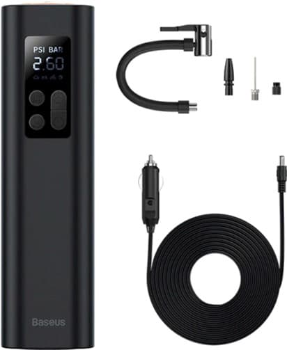Baseus Super Mini Inflatorpumpe Sort (CRCQ000001)