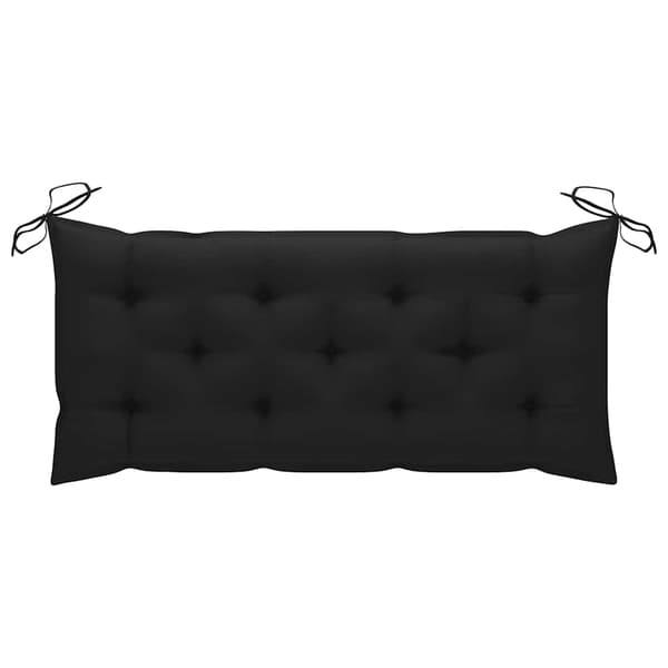vidaXL Puutarhapenkki tyynyllä 120 cm bambu