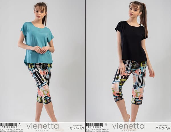 Vienetta Dampyjamas M 38 40 viskos kort