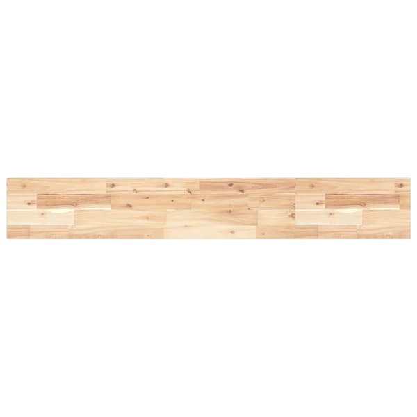 vidaXL bordplade 120x20x2 cm rektangulær massiv akacietræ