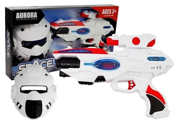 Laserpistol + maske