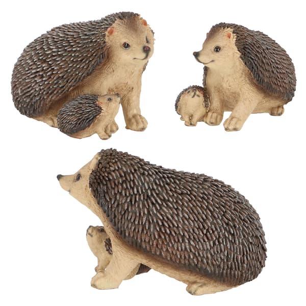 Igelkott och liten igelkottfigur, höjd 10,8 cm