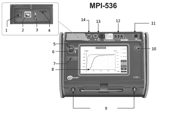 SONEL MPI-536 Elektrisk parametermätare med tillbehör