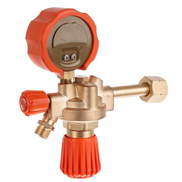 PROPAN BUTAN LPG FLASKEREGULATOR TRYKMÅLERE MESSINGVENTIL GASHUS