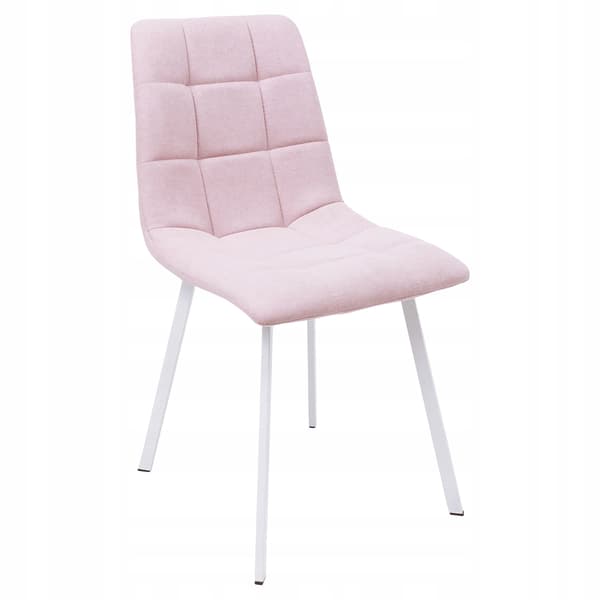 Klädd matsalsstol VERMONT rosa