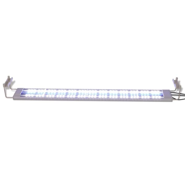 vidaXL LED akvarielampe, IP67, aluminium, 80-90 cm