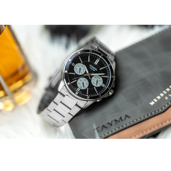 Herrklocka CASIO MTP-1374D-1A3 (zd063i) + LÅDA
