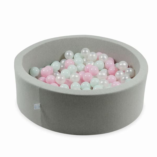 Legetøjskugler ø7cm 200 stk perle, lys mint, lys pink