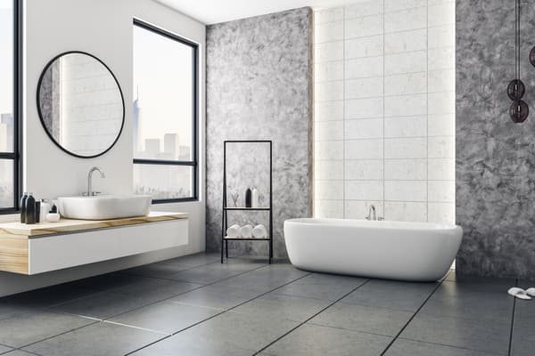 Moderni peili Sander 60 cm musta