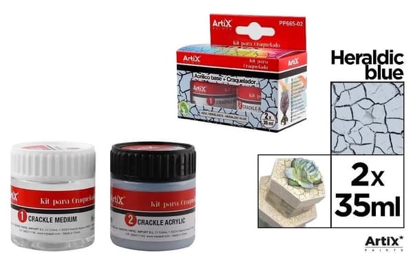 Turkis akrylmaling 35ml + byggemiddel