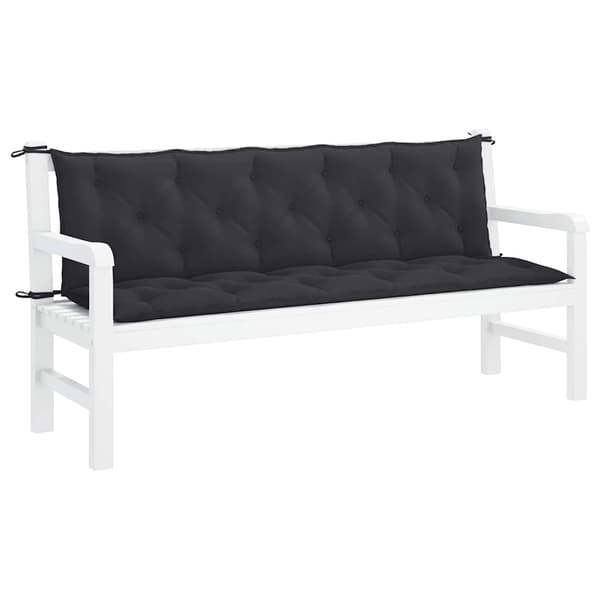 vidaXL gyngehynde, sort, 180 cm, stof