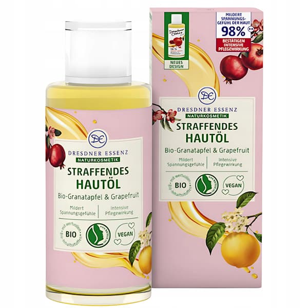 Dresden Essence uppstramande kroppsolja med granatäpple och grapefrukt 100ml
