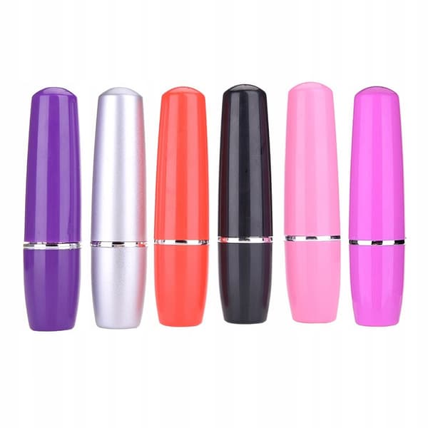 Mini läppstiftsvibrator Starka vibrationer Diskret design AAA-present