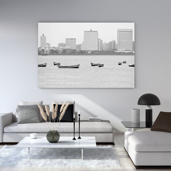 Lærredstryk Arkitektur Lodz by 120x80