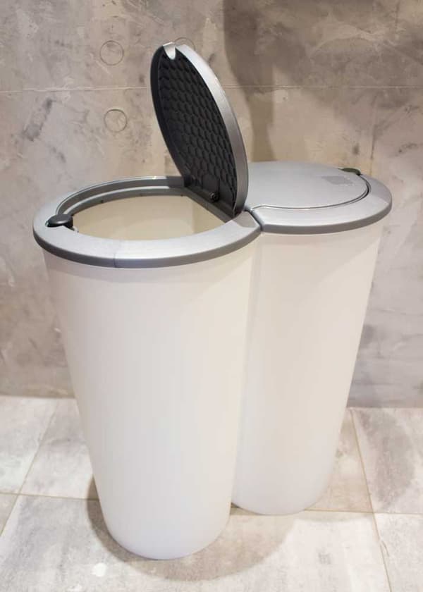 Dobbelt affaldsbeholder 50 L