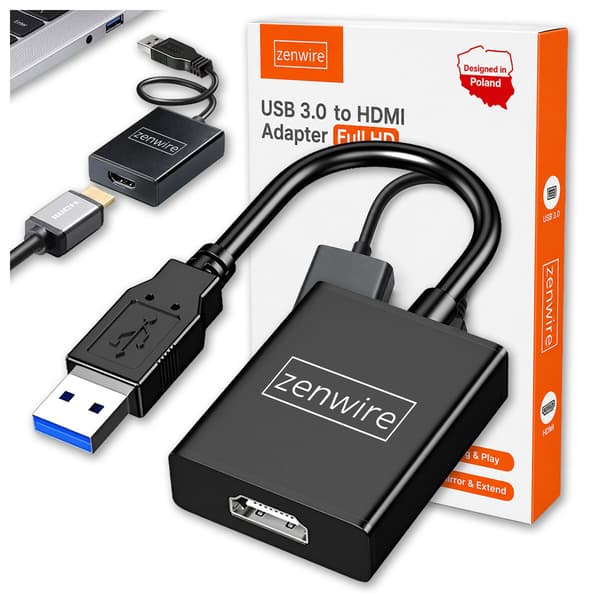 USB 3.0 HDMI-muunnin sovitin näytönohjain