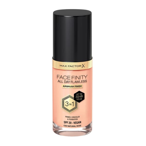 Max Factor Facefinity 3-i-1 All Day Flawless Face Foundation - C50 NATURAL ROSE 30ml