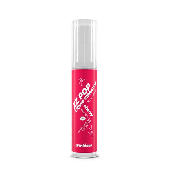 CRUSHIOUS ZZ POP VÄTSKA VIBRATOR KÖRSBÄRSAROM 10ML