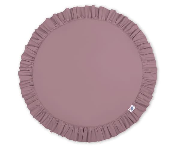 Legemåtte med flæser - retro pink