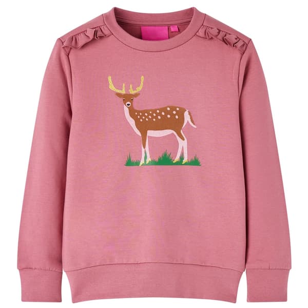 Børnesweatshirt, hindbær, 92