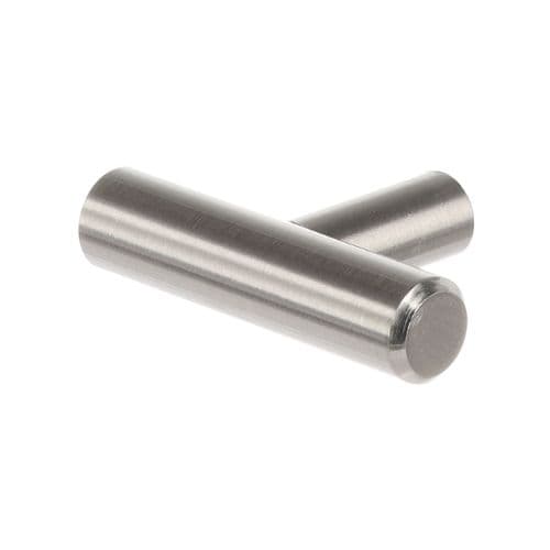 Möbelknopp borstat nickel Riex XK01