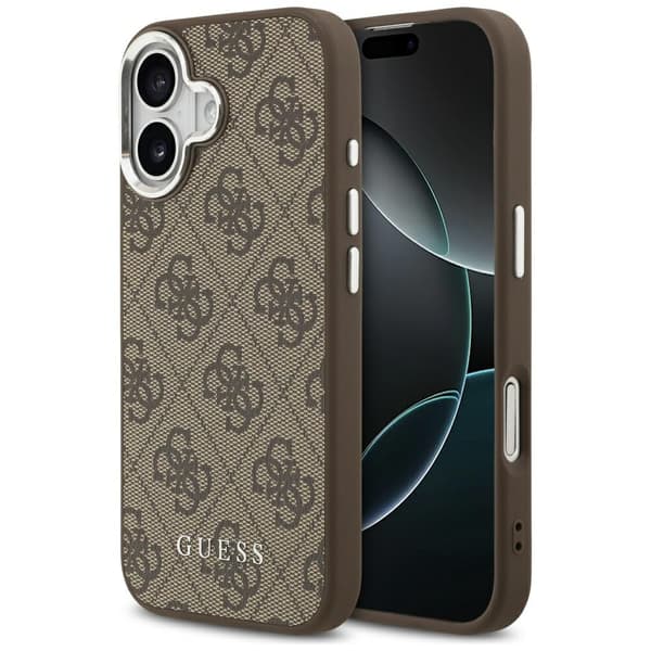 Guess 4G Classic Logo MagSafe-etui til iPhone 17 brunt