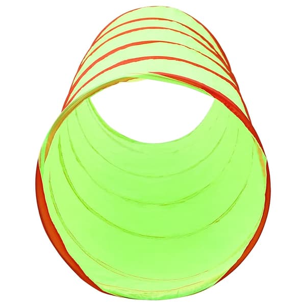 vidaXL legetunnel til børn 250 bolde grøn 175 cm polyester