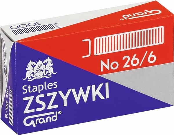 Niitit 26/6 (1000 kpl * 10) GRAND