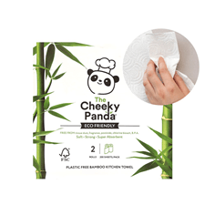 Cheeky Panda, Pappershandduk, 200 ark (2 rullar à 100 ark)