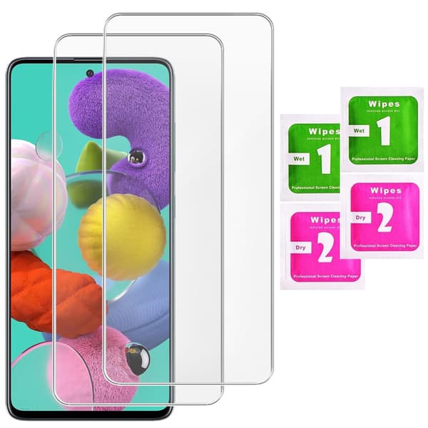 2x Härdat Glas för Samsung Galaxy A51 Solid | 2-pack
