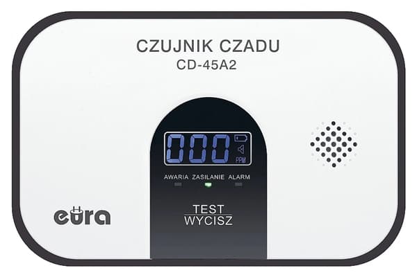 Certifierad fristående LCD trådlös kolmonoxiddetektor