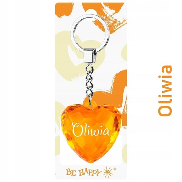 Oliwia sydän avaimenperä