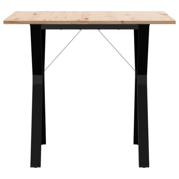 vidaXL Matbord med Y-ben 80x80x75 cm