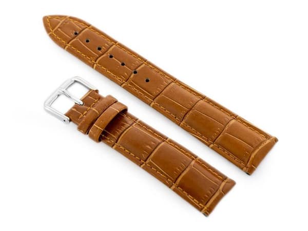 Læderrem til ur W102L brun - 20mm