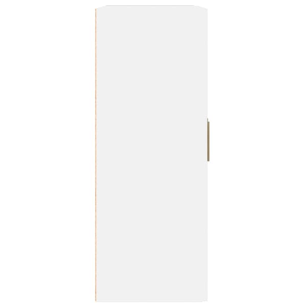 vidaXL Väggskåp vit 69,5x32,5x90 cm träbaserat material