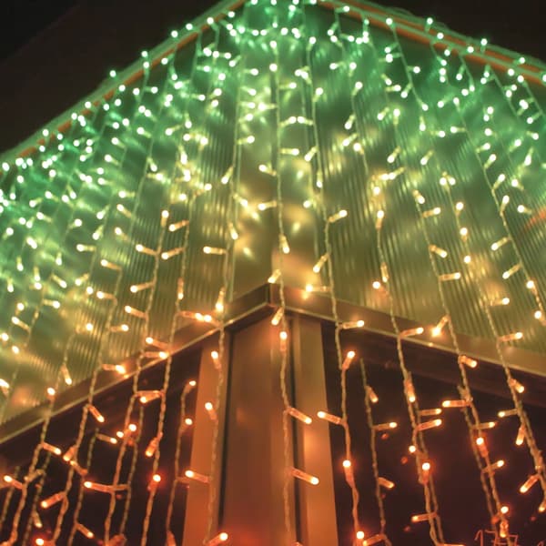 Twinkly Plus gardin RGBW 1 x 2 m sort