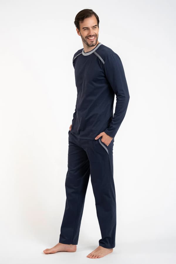 Zbyszek miesten pyjamat, pitkät hihat, pitkät housut M