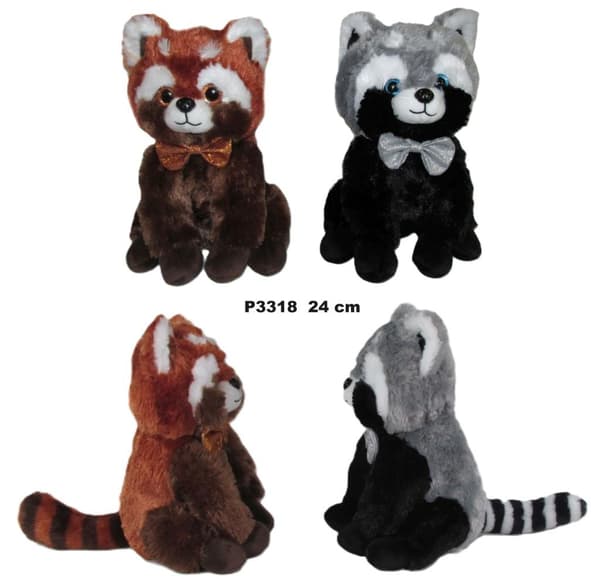 Panda pesukarhu 24cm MIX