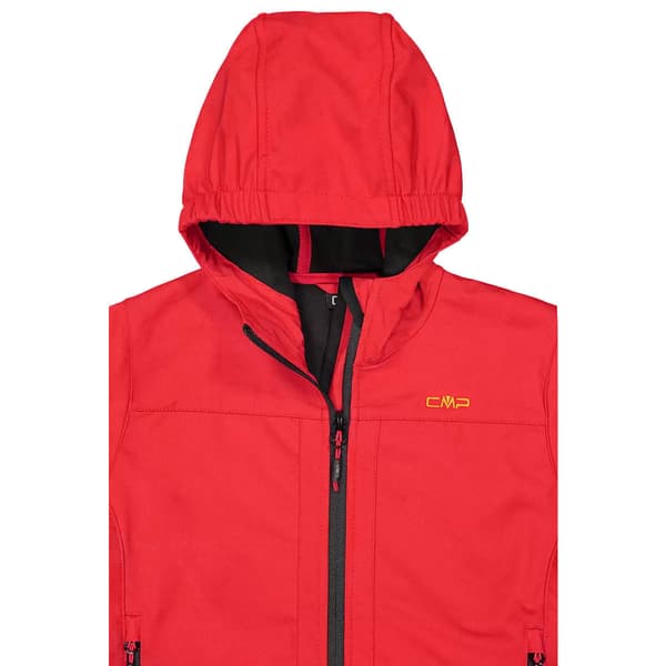 CMP Kid Jacket Fix Hood barnvandringjacka röd 98